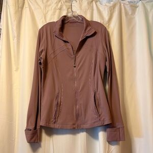 Lululemon Define Jacket Size 12 Dusty Mauve / Lavender Luon Full Zip Yoga